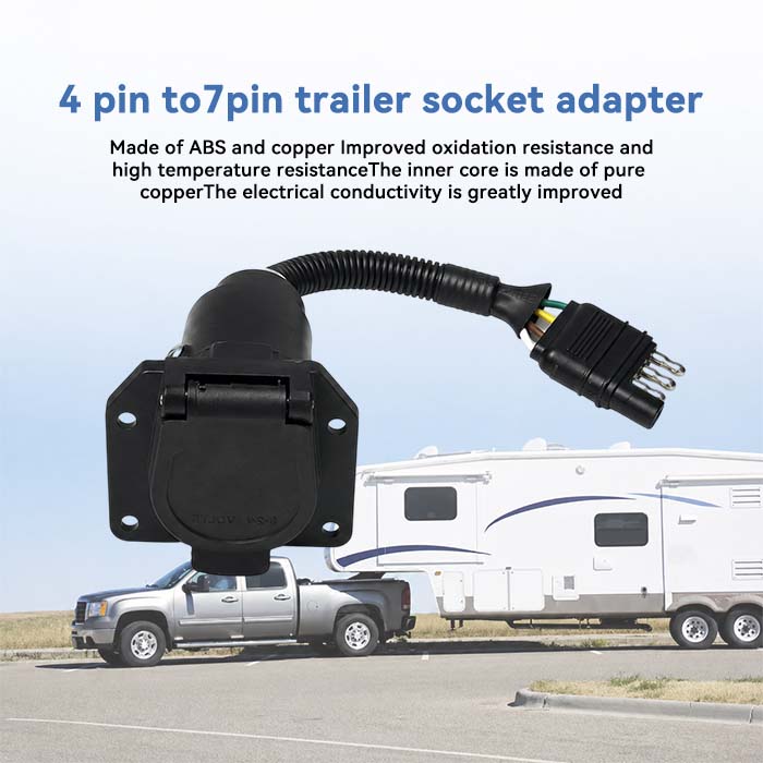 4 wire to 7 way trailer adapter 4 way to 7 way trailer adapter